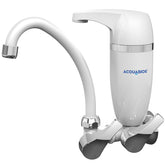 Filtro de Água com Torneira e Volantes Duplos Acquabios Premium Branco e Cromado